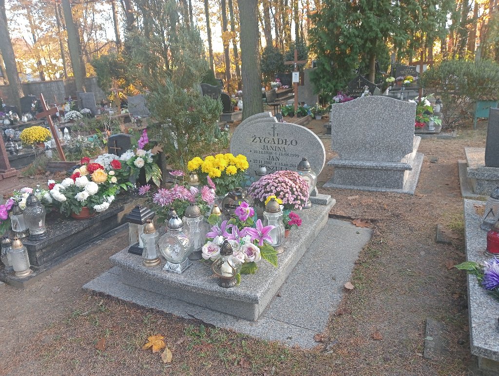 Grób JAN ŻYGADŁO