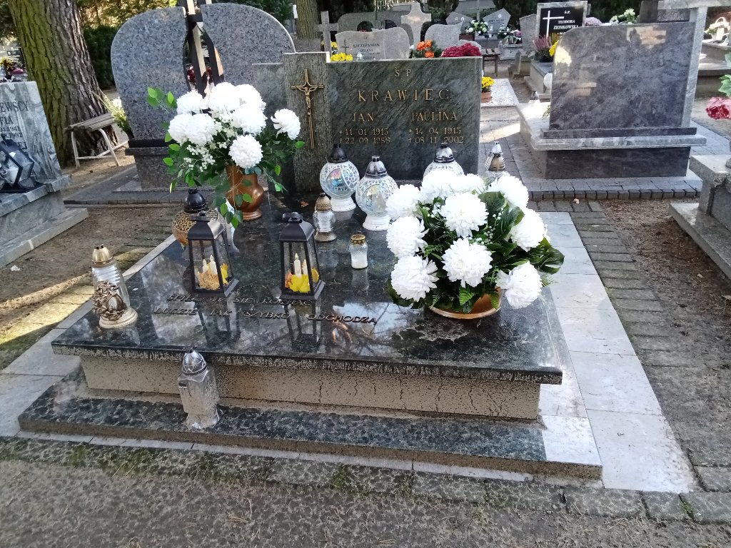 Grób JAN KRAWIEC